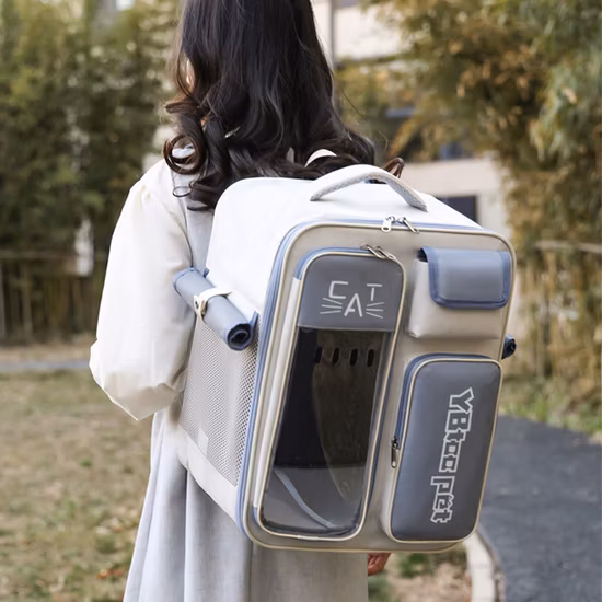 2023 Pet Backpack with Touching Window Pet Carrier